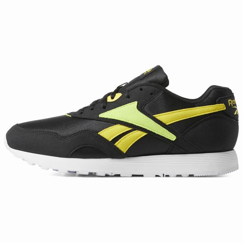 Tenisi Reebok Rapide Barbati Negrii/Galbeni/Verzi Deschis/Albi Romania YP5276NG